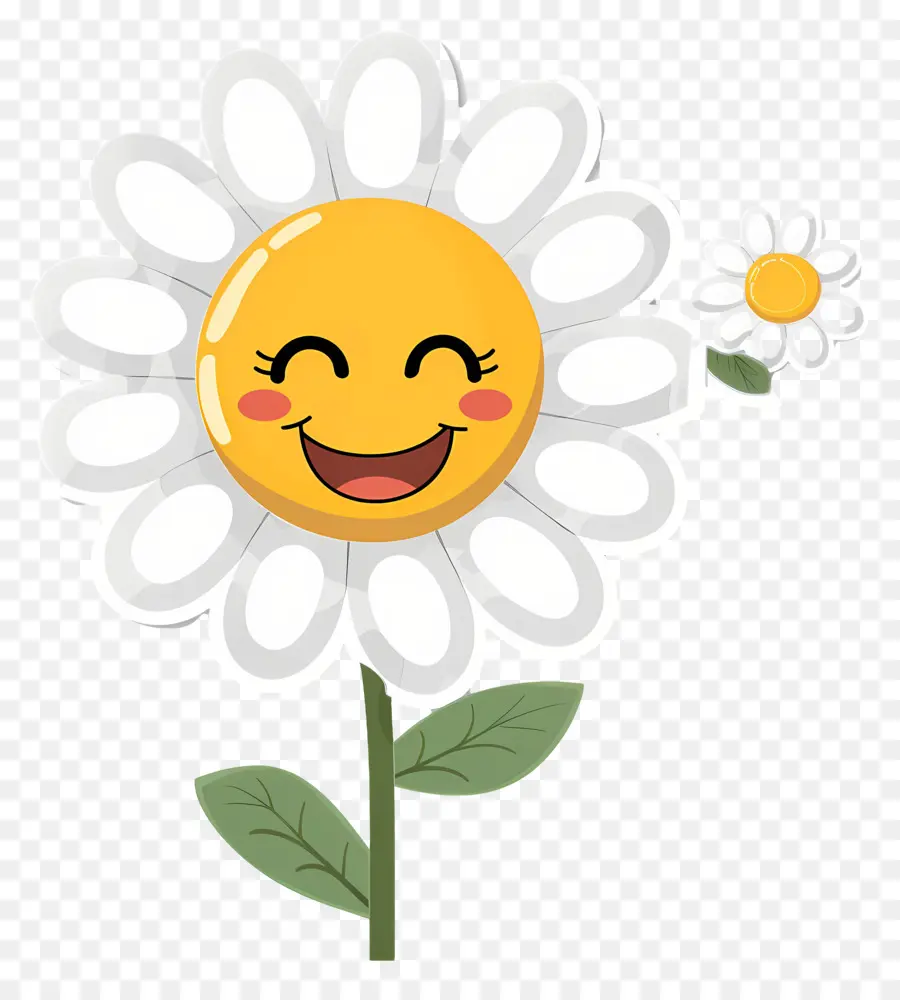 Flor Emoji，Flor Blanca PNG