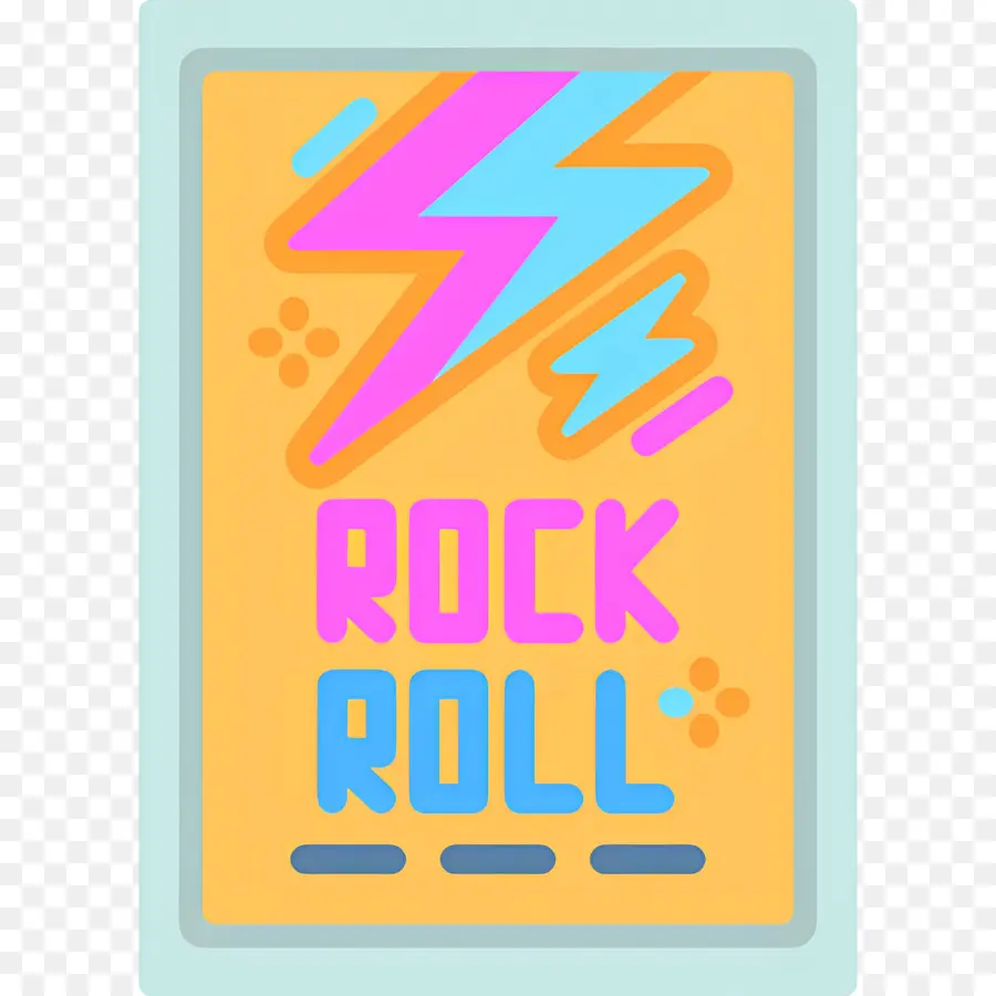 Música Rock，Rollo De Rock Póster PNG