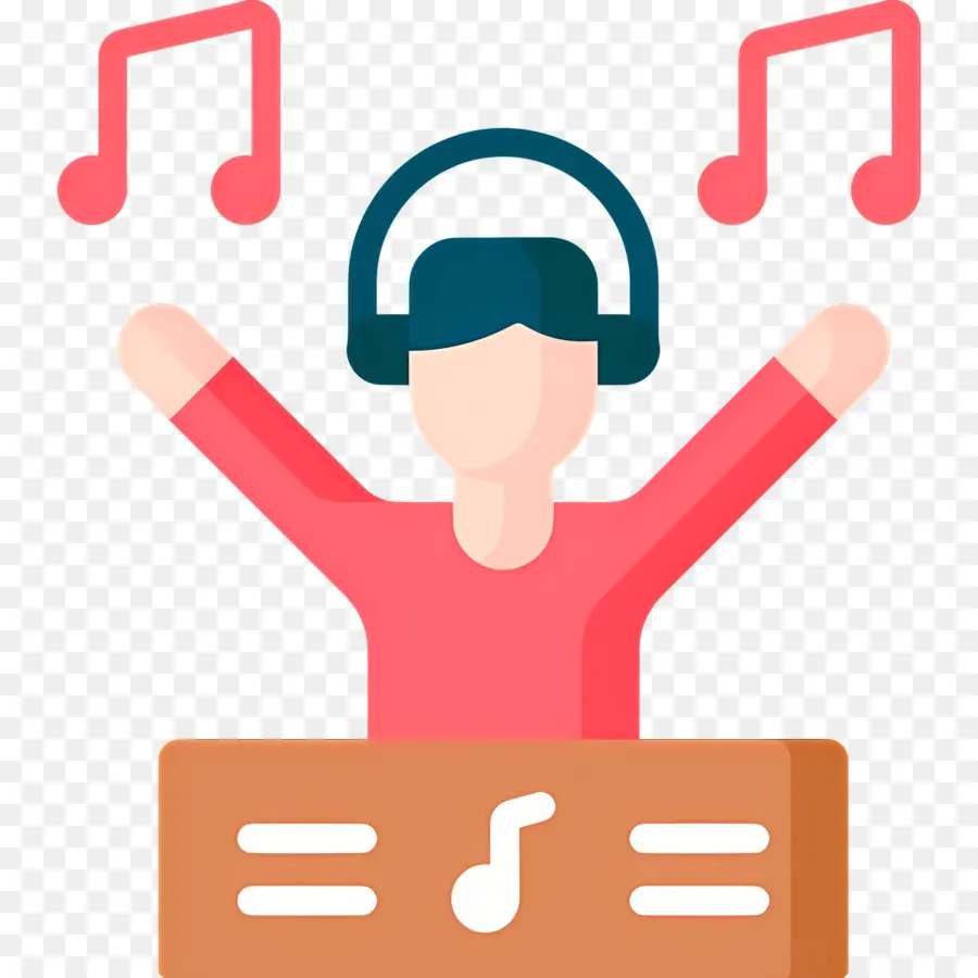 Dj De Música，Dj Con Auriculares PNG