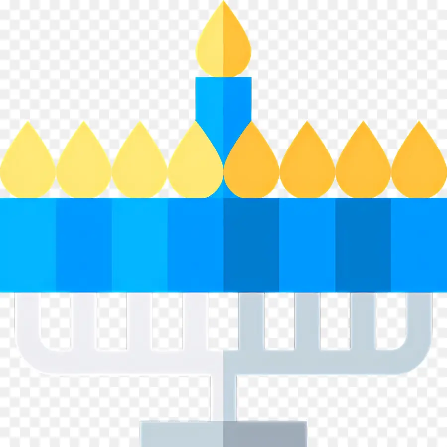 Menorá De Jánuca，Menorá De Hanukkah PNG