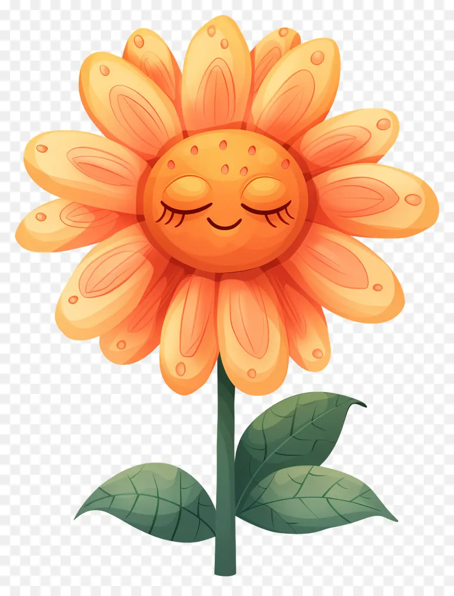 Flor Emoji，Flor De Naranja PNG