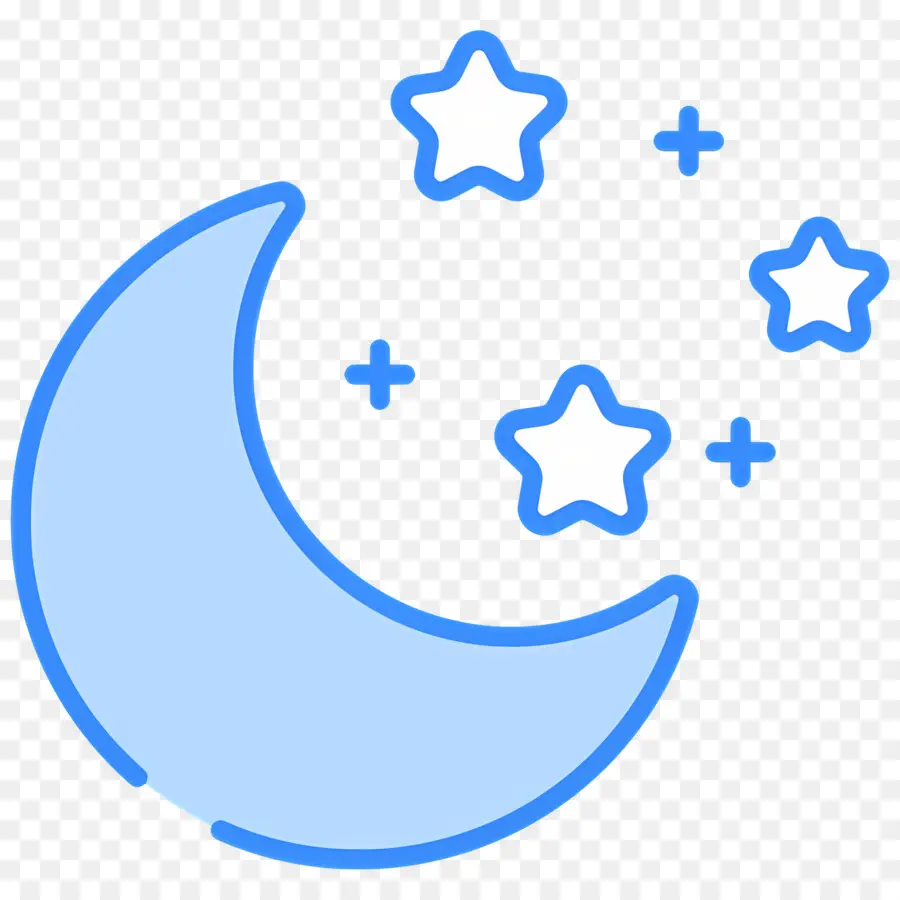 Luna Estrellas，Luna Y Estrellas PNG