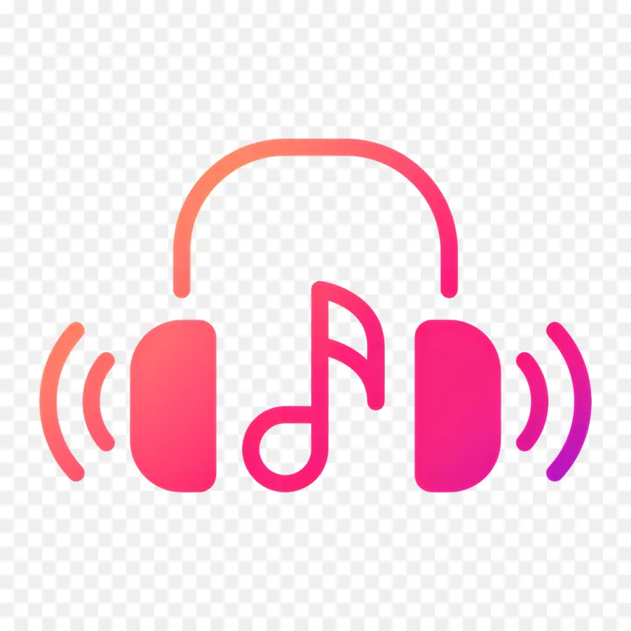 Escuchando Musica，Auriculares PNG