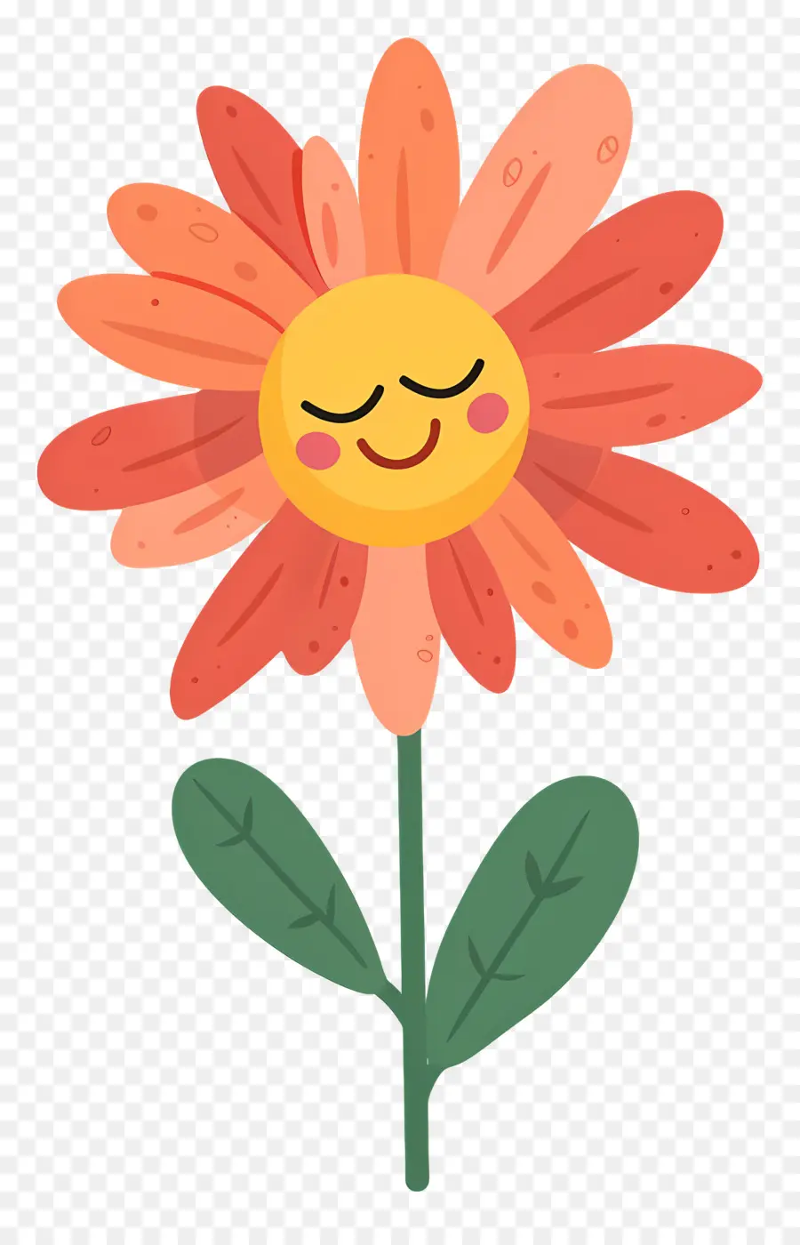 Flor Emoji，Flor Dormida PNG