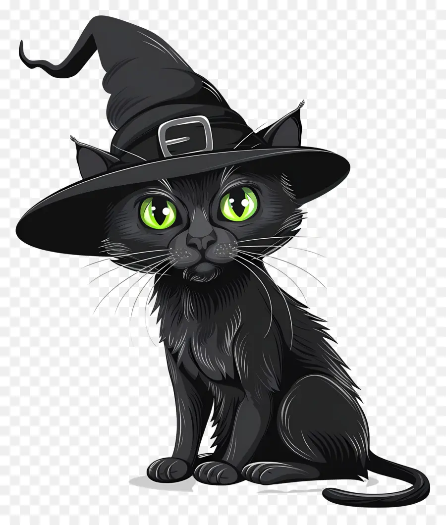 Gato De Halloween，Gato PNG