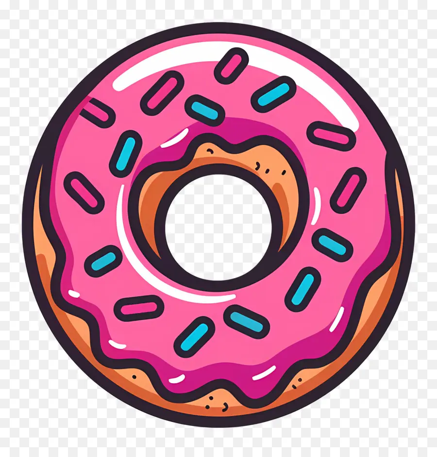 Donut Animado，Rosquilla PNG