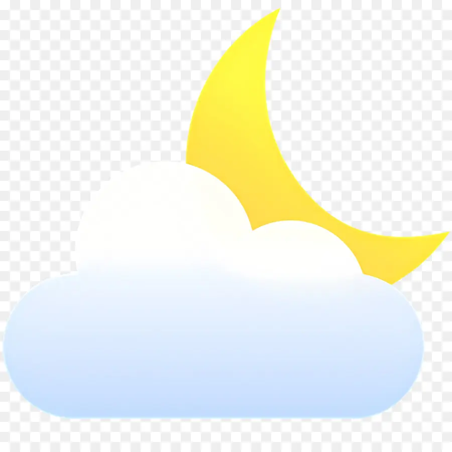 Nubes De Luna，Nube Y Luna PNG