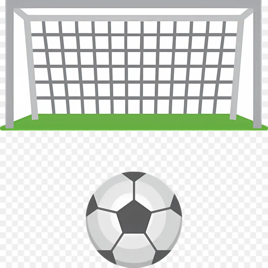 Red De Futbol，Portería De Fútbol Y Pelota PNG