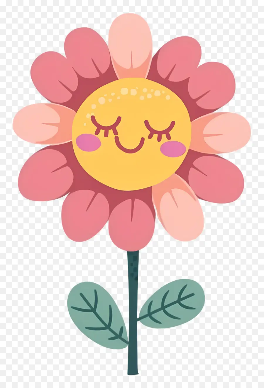 Flor Emoji，Flor Dormida PNG