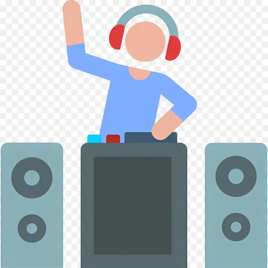 Dj De Música，Dj En Tocadiscos PNG