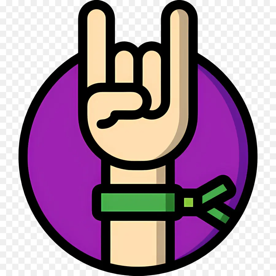 Música Rock，Gesto De La Mano PNG