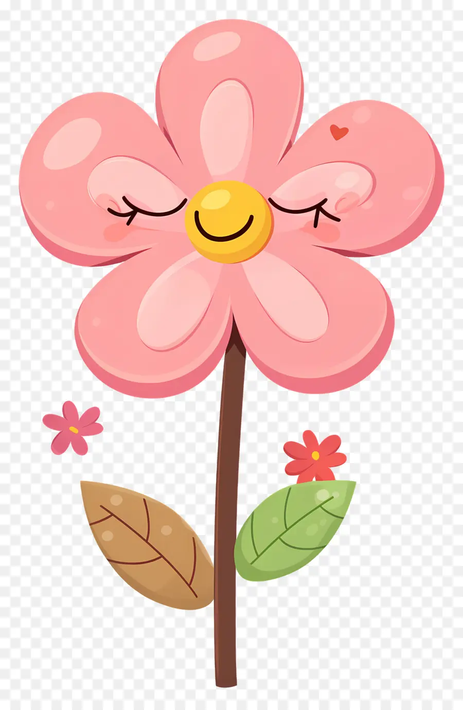 Flor Emoji，Flor Rosa PNG