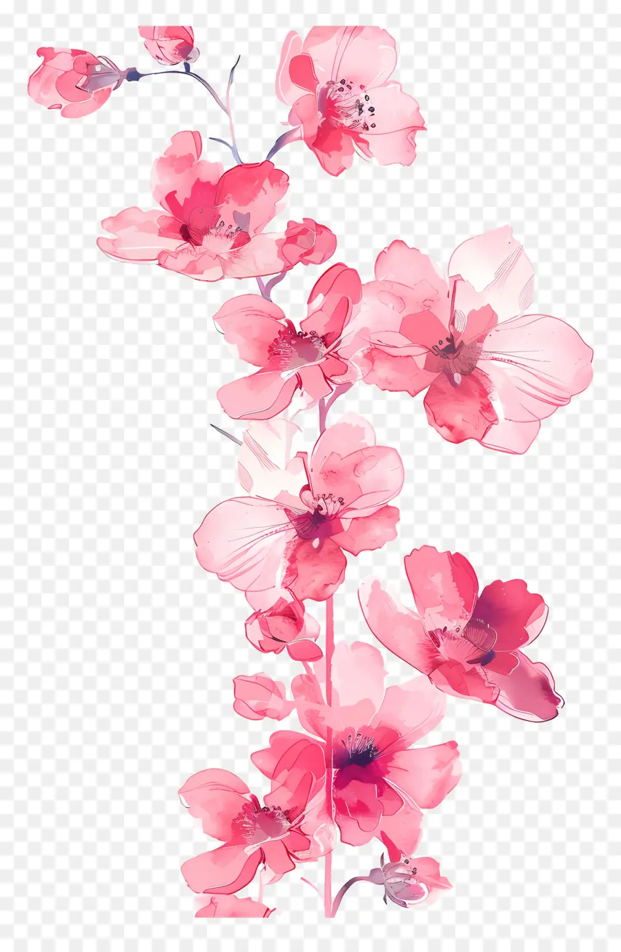 Fondo Rosa，Flores PNG