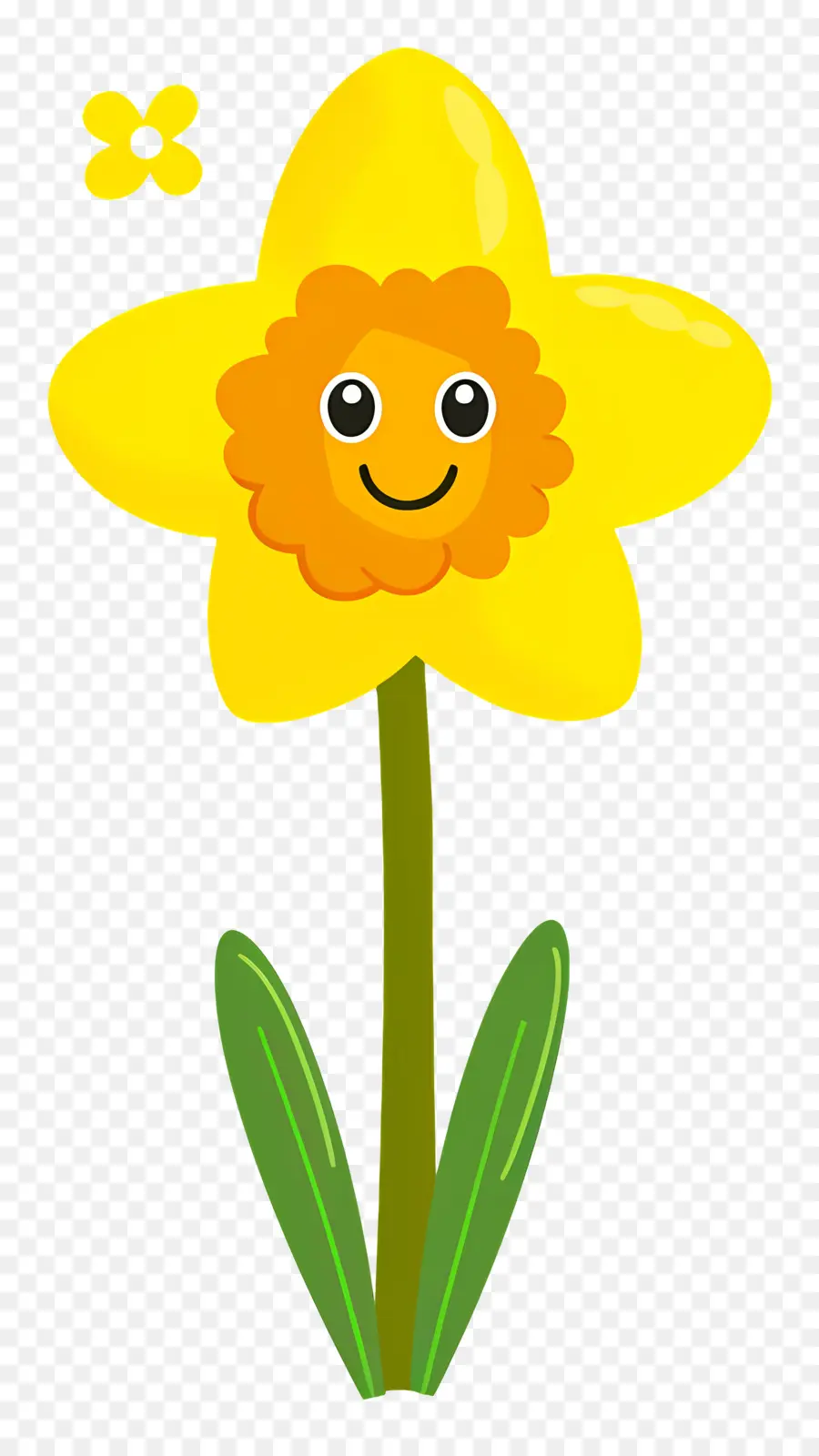 Flor Emoji，Flor Amarilla PNG