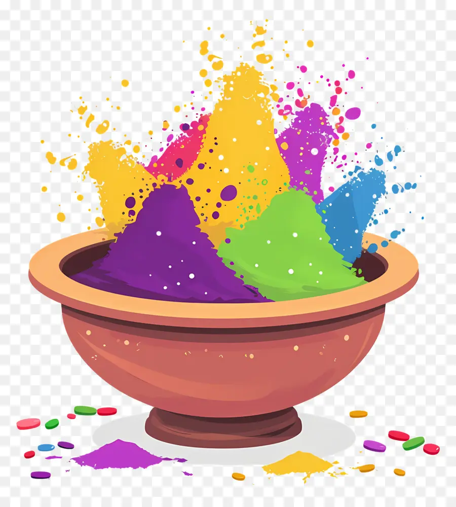 Fondo Holi，Polvo Colorido PNG