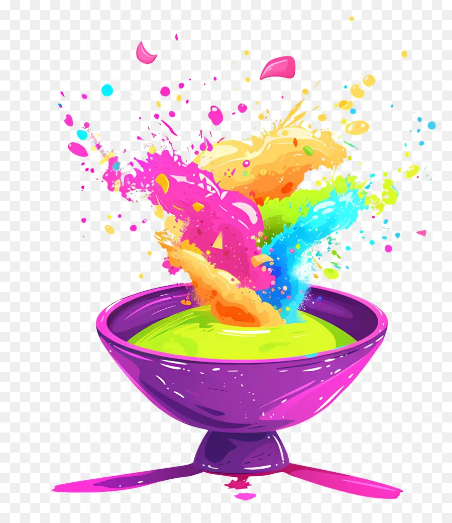 Fondo Holi，Salpicadura De Color PNG