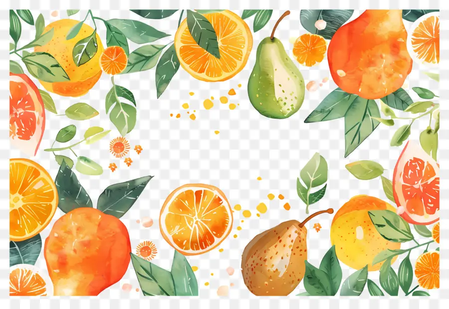 Fondo De Verano，Frutas PNG