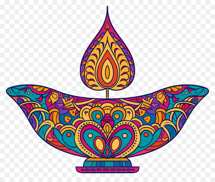 Diwali Diya，Lámpara Decorativa PNG