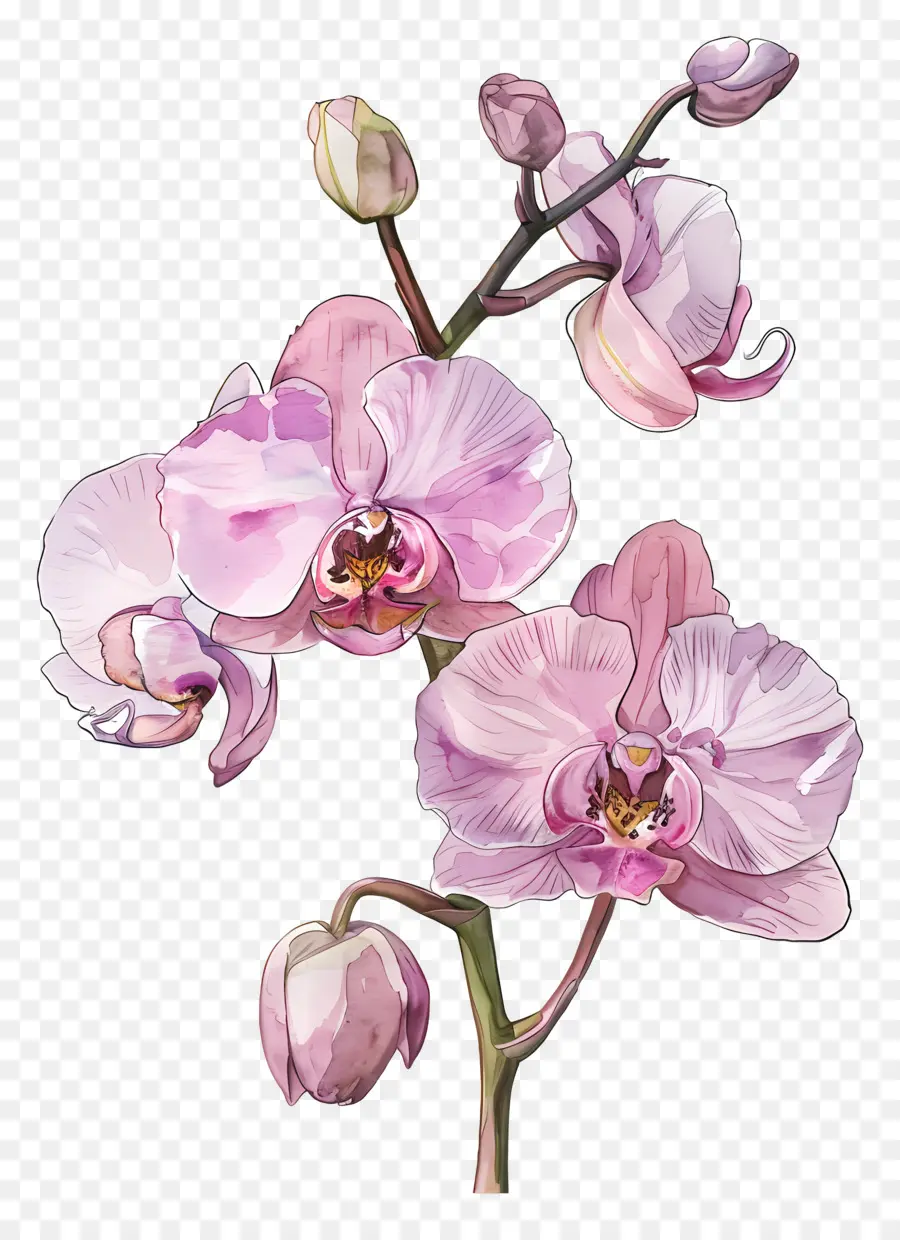 Flor De Orquídea，Orquídea PNG