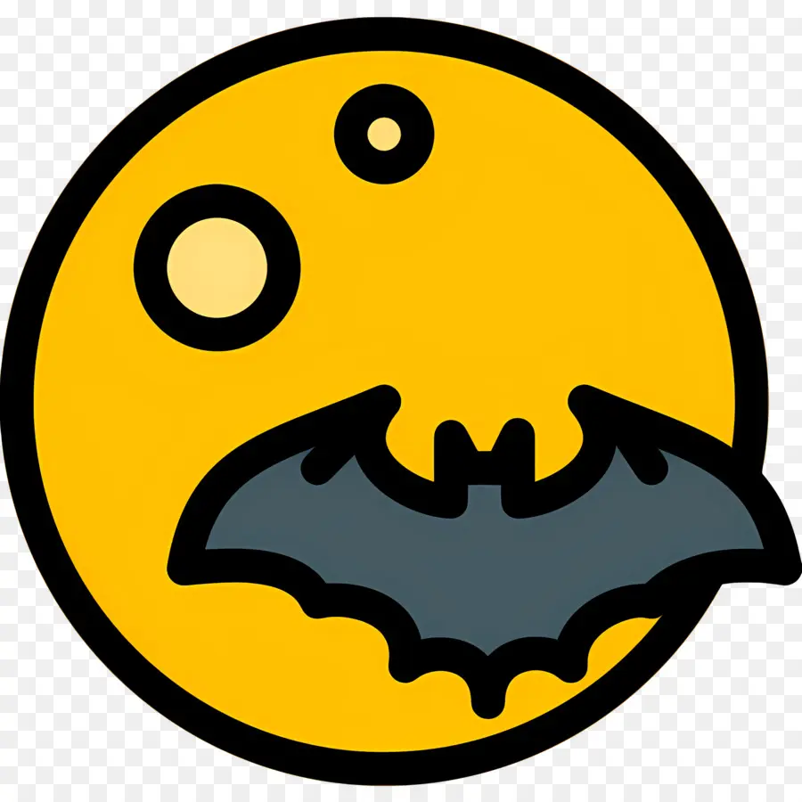 Luna De Halloween，Murciélago Y Luna PNG