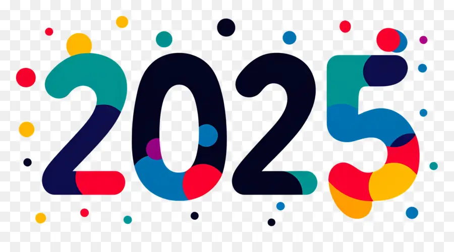 Logotipo 2025，Colorido 2025 PNG