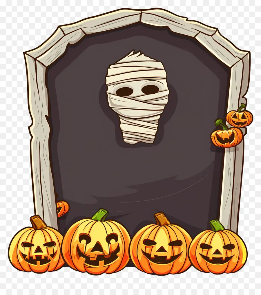 Fondo De Halloween，Lápida De Halloween PNG