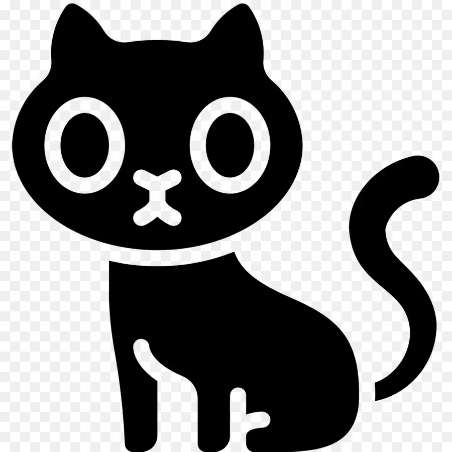 Gato De Halloween，Gato Negro PNG