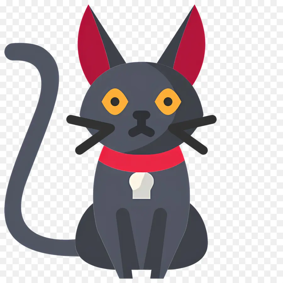 Gato De Halloween，Gato Negro PNG