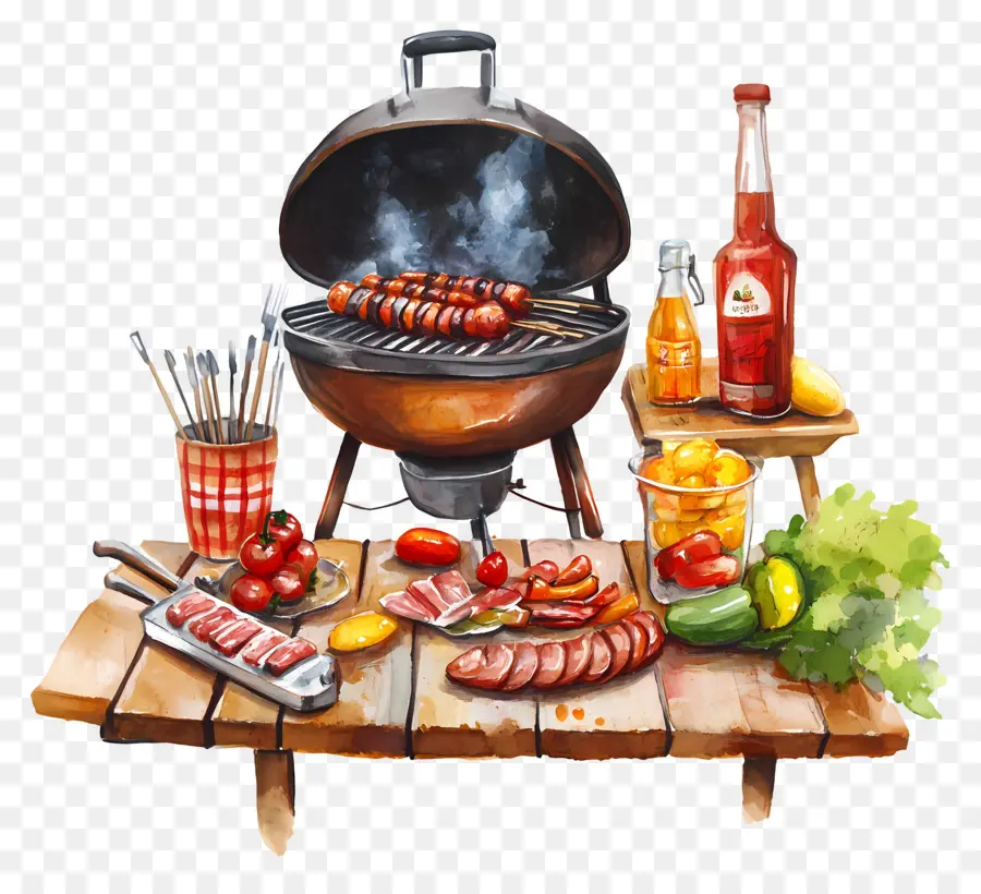 Barbacoa，Parrilla De Barbacoa PNG