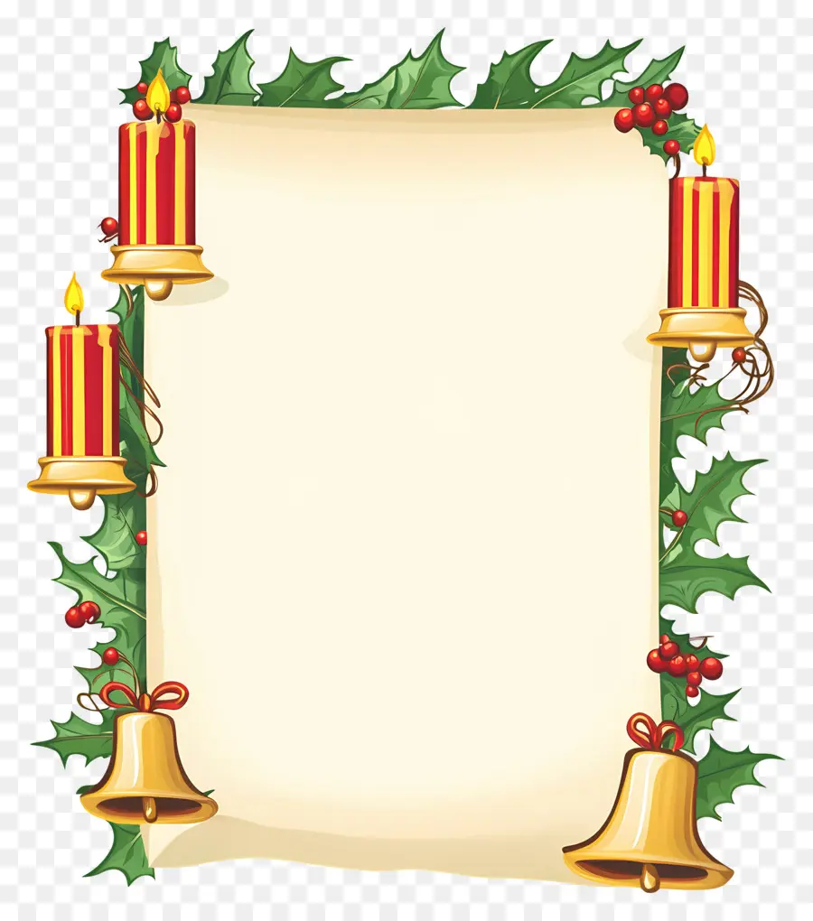 Rollo De Navidad，Velas PNG