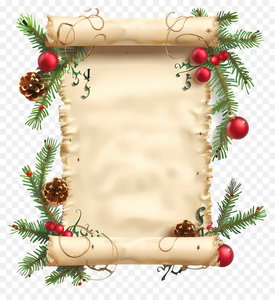 Rollo De Navidad，Decoraciones PNG