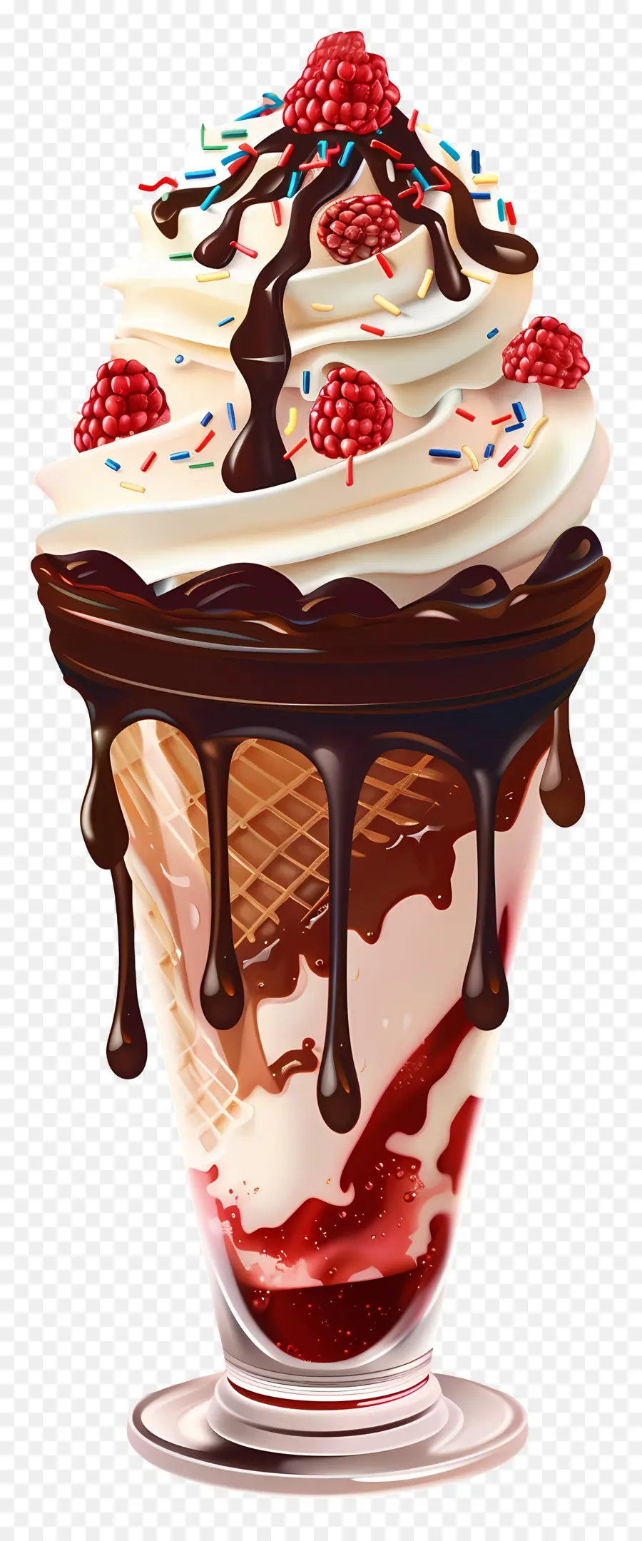 Helado De Helado，Helado De Chocolate PNG