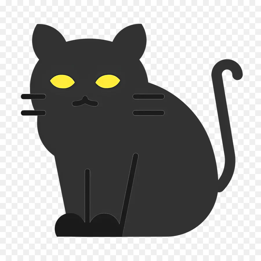 Gato De Halloween，Gato Gris PNG