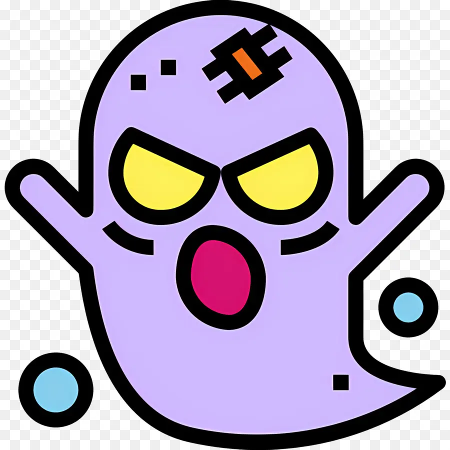 Fantasma De Halloween，Fantasma Morado PNG