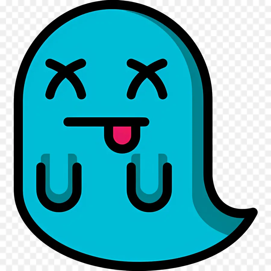 Fantasma De Halloween，Fantasma Azul PNG