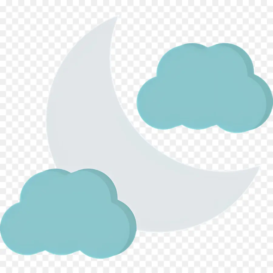 Nubes De Luna，Nube Y Luna PNG