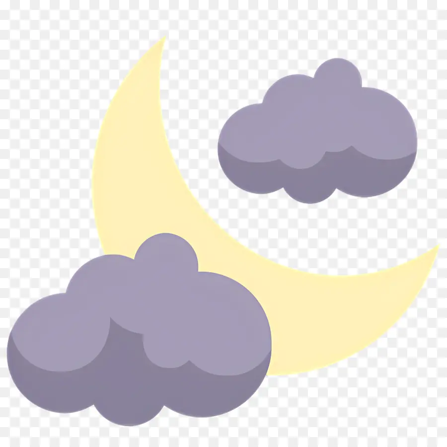 Nubes De Luna，Luna Y Nubes PNG