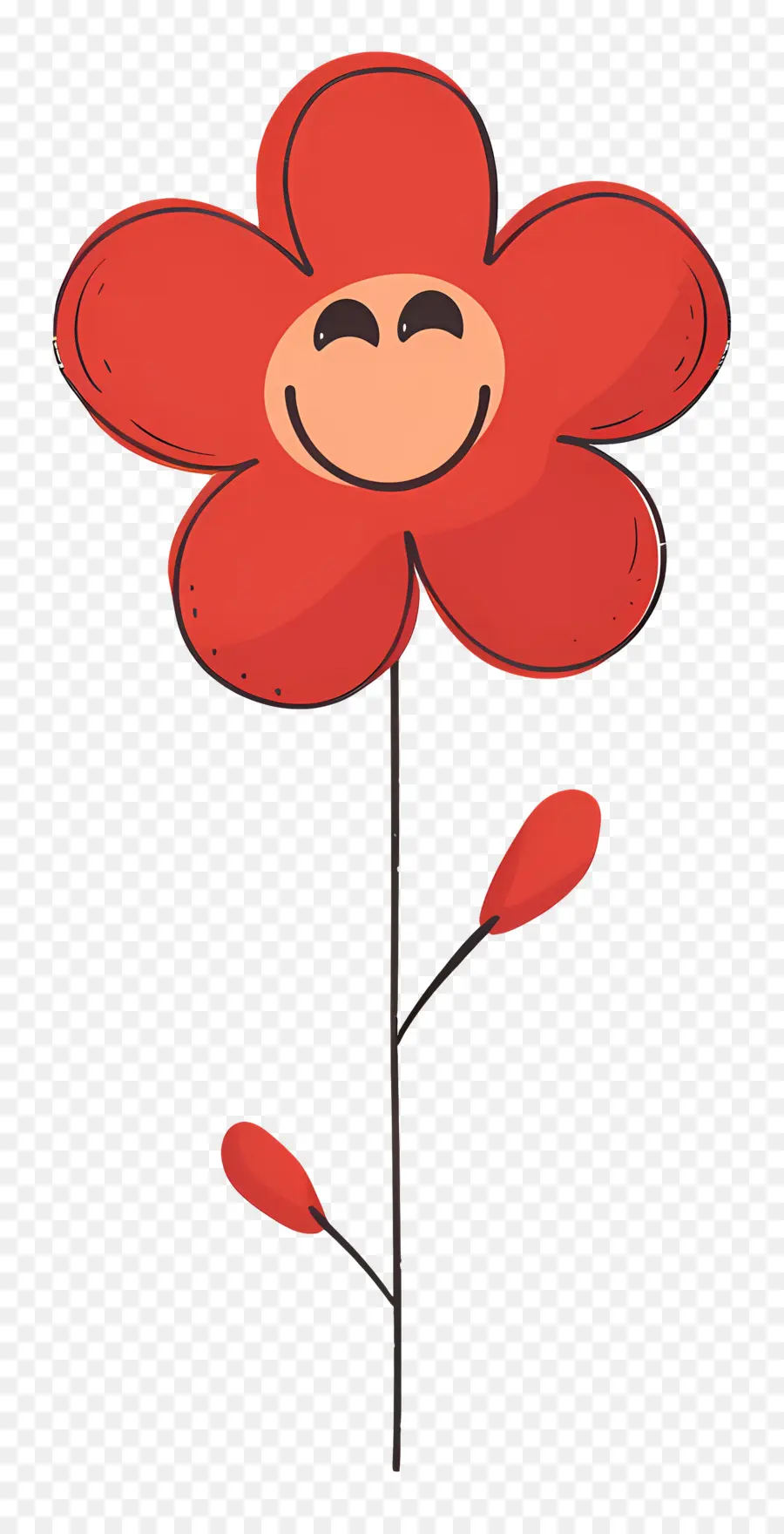 Flor Emoji，Flor Sonriente PNG