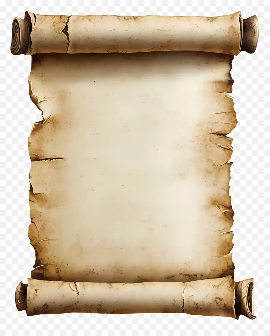 Rollo De Papel Antiguo，Pergamino Antiguo PNG