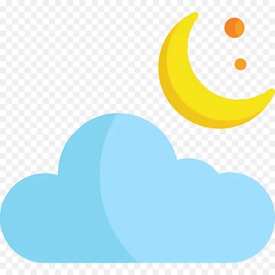 Nubes De Luna，Nube Y Luna PNG