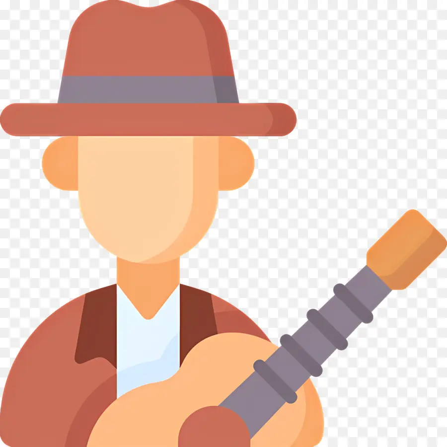 Música Country，Persona Con Guitarra PNG