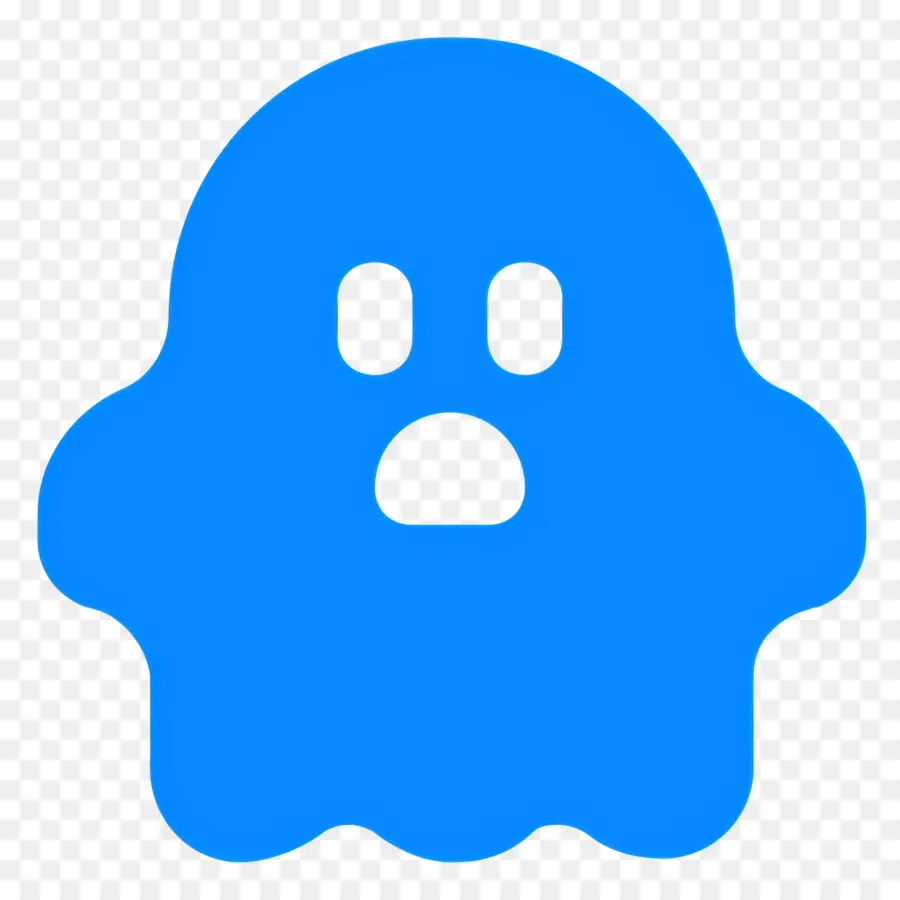 Fantasma De Halloween，Fantasma Azul PNG