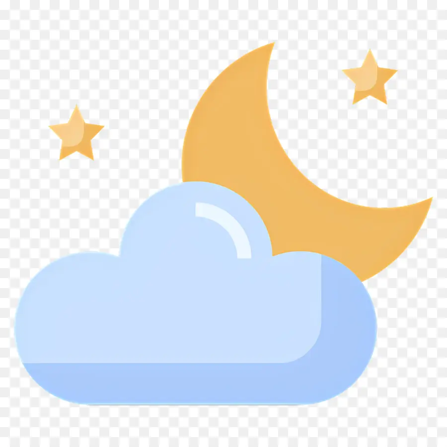 Nubes De Luna，Nube Y Luna PNG