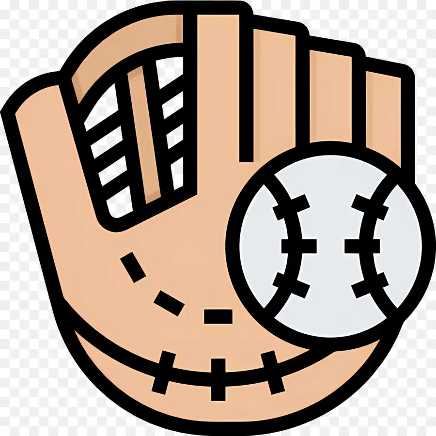 Guante De Beisbol，Guante De Béisbol Con Pelota PNG