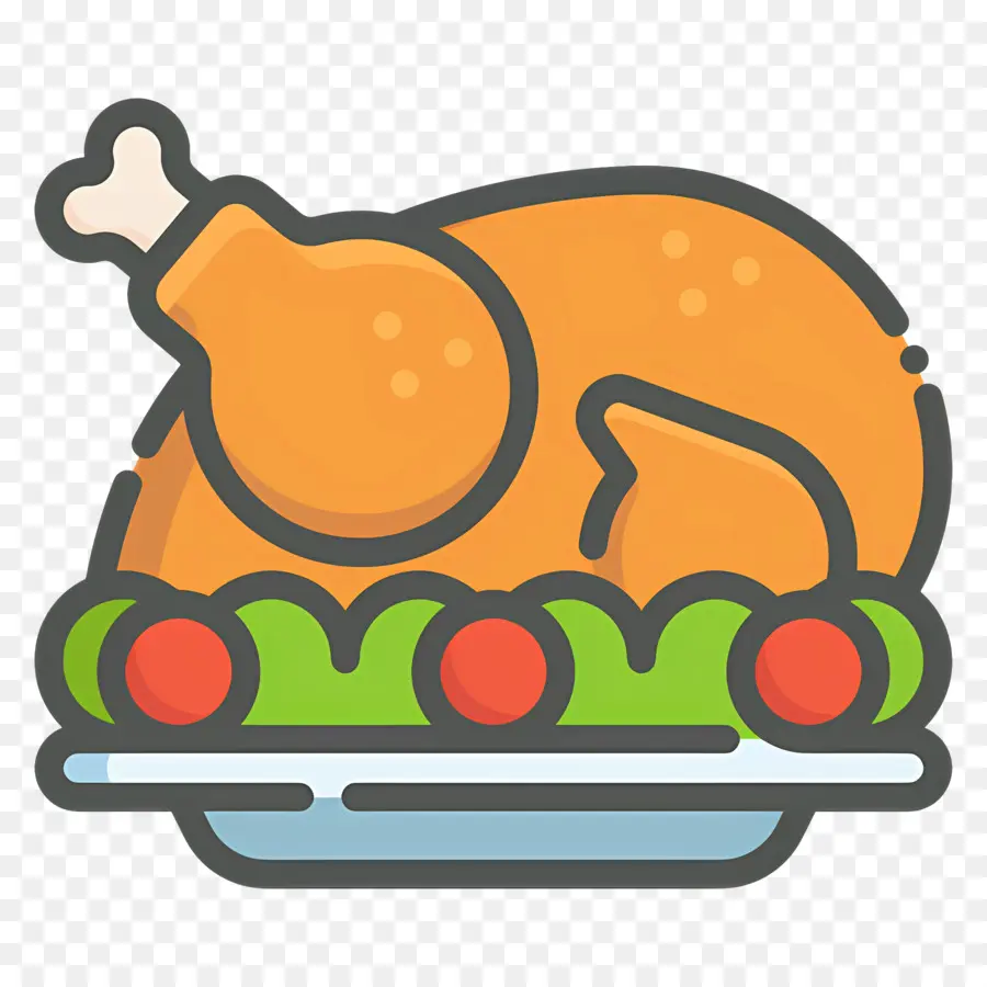 Comida De Pollo，Pollo Asado PNG