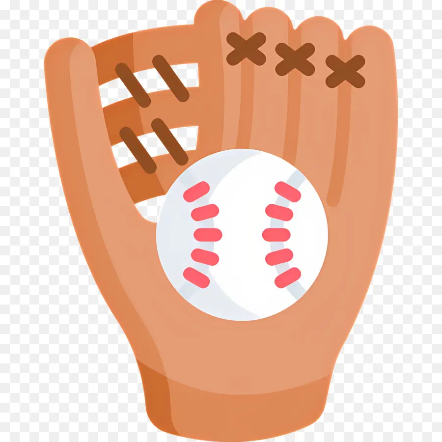 Guante De Beisbol，Guante De Béisbol Con Pelota PNG