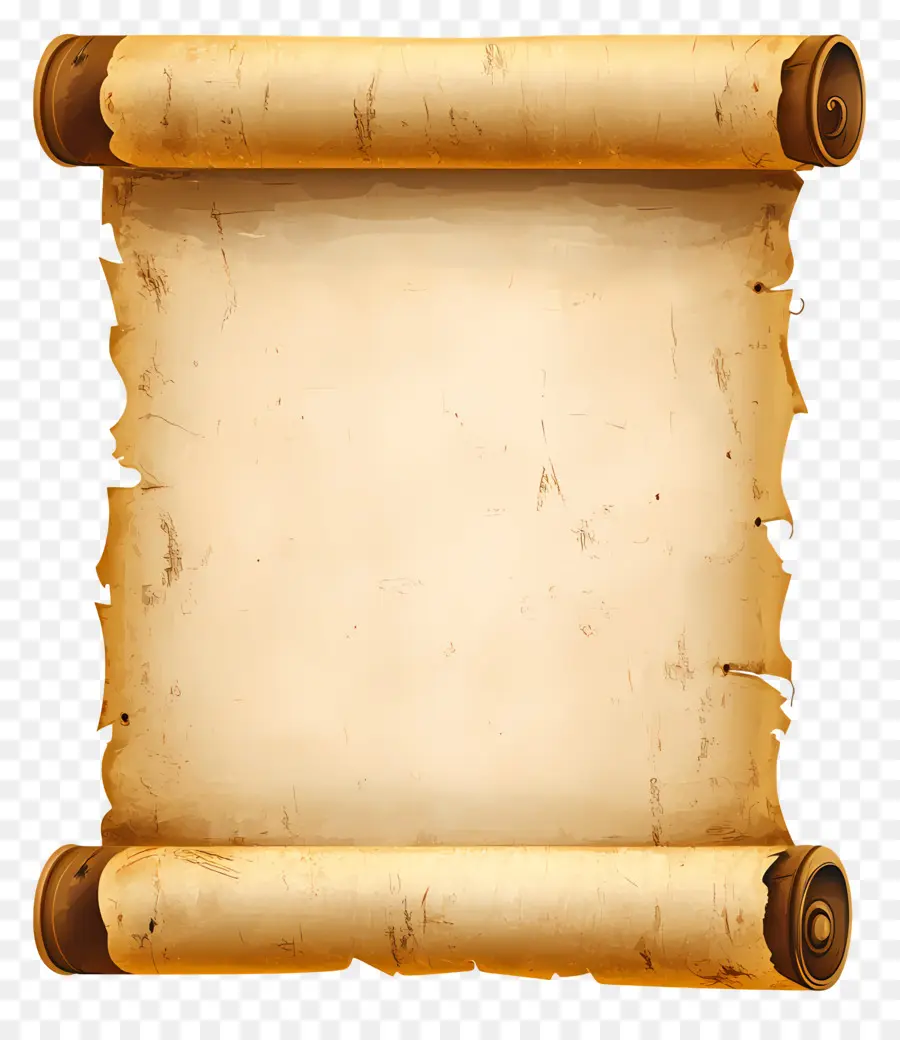 Rollo De Papel Antiguo，Pergamino Antiguo PNG