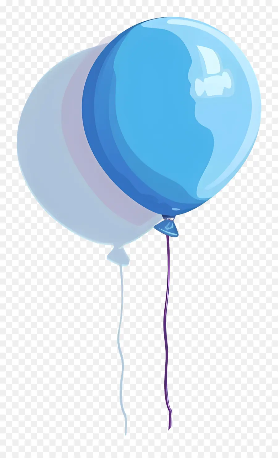 Globo Individual，Globo Azul PNG