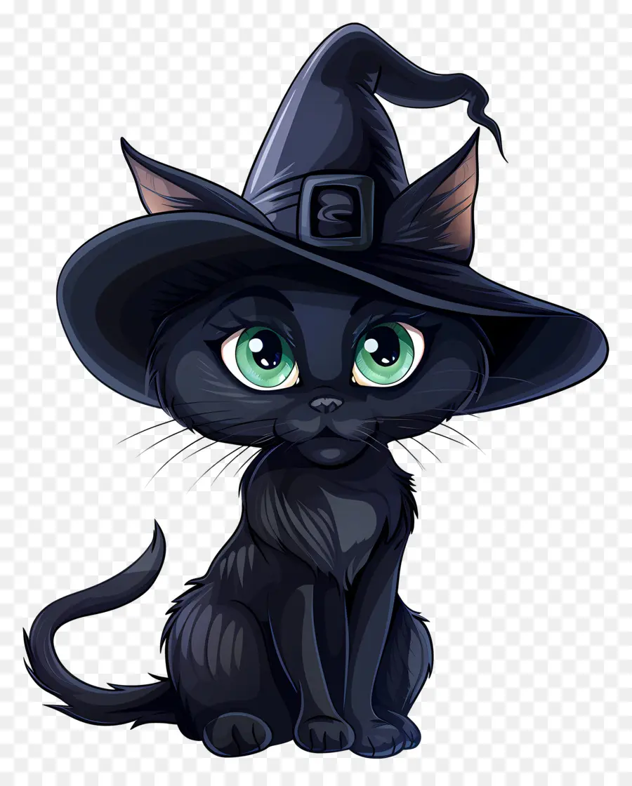 Gato De Halloween，Gato Negro PNG