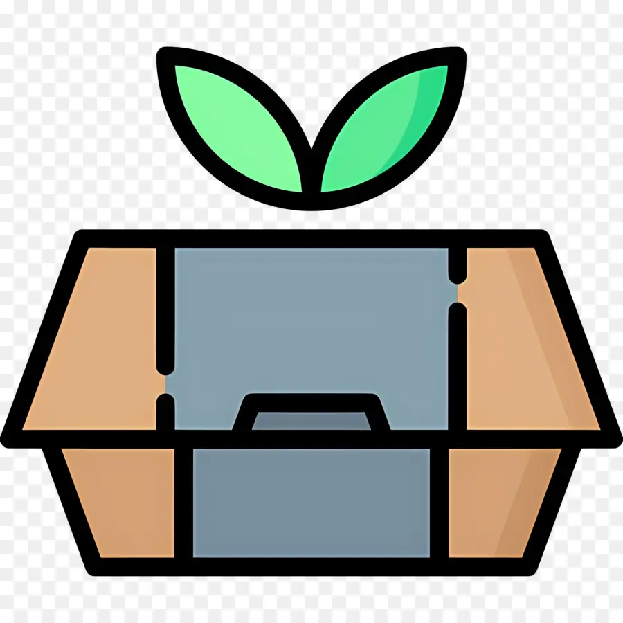 Caja De Comida，Caja Ecológica PNG